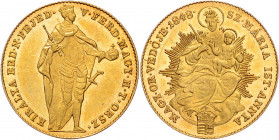 FERDINAND V / I (1835 - 1848)&nbsp;
1 Ducat, 1848, 3,49g, Früh 930&nbsp;

about UNC | about UNC