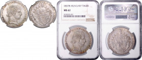 FERDINAND V / I (1835 - 1848)&nbsp;
1 Thaler, 1837, B. Früh 931&nbsp;

UNC | UNC , NGC MS 62 | Mimořádný exemplář! | Extraordinary specimen!