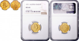 FRANZ JOSEPH I (1848 - 1916)&nbsp;
1 Ducat, 1891, Früh 1250&nbsp;

UNC | UNC , NGC MS 64