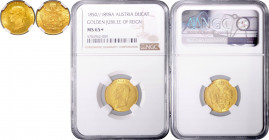 FRANZ JOSEPH I (1848 - 1916)&nbsp;
1 Ducat , 1850/1898, Früh 1898&nbsp;

UNC | UNC , NGC MS 65+ | Mimořádný exemplář! | Extraordinary specimen!...