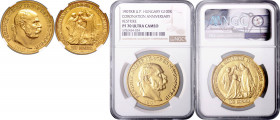 FRANZ JOSEPH I (1848 - 1916)&nbsp;
100 Korona 40th Anniversary of Coronation as Hungarian King (restrike), 1907/2021, KB U. P. Früh 2093&nbsp;

PRO...
