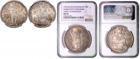 CZECHOSLOVAKIA&nbsp;
Silver medal Millennium of St. Wenceslaus, 1929, Kremnica. 40 mm, Ag 987/1000, O. Španiel, MCH CSR1-MED2&nbsp;

UNC | UNC , NG...