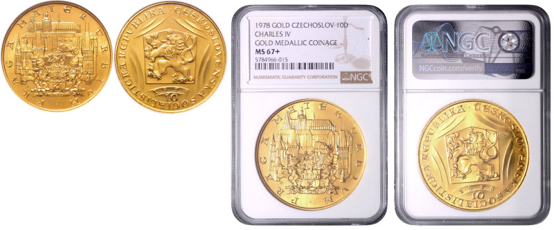 CZECHOSLOVAKIA&nbsp;
10 Ducats, 1978, MCH CSSRD-01&nbsp;

UNC | UNC , NGC MS ...