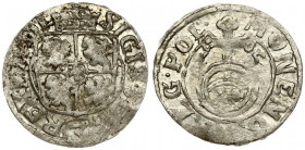 Poland 1/24 Thaler 1615 Bydgoszcz. Sigismund III Vasa (1587-1632). Obverse: Crowned shield. Reverse: 24 within orb dividing date. Silver. Gorecki KB.1...
