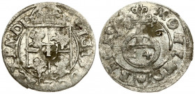 Poland 1/24 Thaler 1616 Bydgoszcz. Sigismund III Vasa (1587-1632). Obverse: Crowned shield. Reverse: 24 within orb dividing date. Silver. Gorecki . KM...