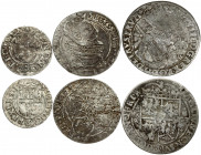 Poland Poltorak 1621, 6 Groszy 1625, ort 1623. Sigismund III Vasa (1587-1632). Silver. Lot of 3 Coins