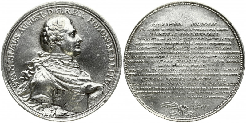 Poland Medal Stanislaus August Poniatowski (1764-1795). Obverse: head of Stanisl...