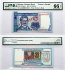 Belarus 50 Rubles 1993 SPECIMEN Banknote. Belarus; National Bank 'Printer's Design'. Pick Unlisted 1993 50 Rubles S/N AA0000000 0332 - Wmk: Womans Hea...