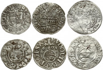 Germany 1/24 Thaler (1577-1616) Magdeburg & Schleswig-Holstein-Schauenburg & Corvey. Obverse: City arms in circle. Reverse: Imperial orb with Z4 divid...
