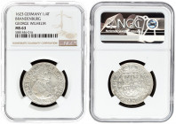 Germany Brandenburg 1 Ort 1623 Konigsberg. George William (1619-1640). Bust in elector's mantle and princely miter. without mint mark. Silver. Shatali...