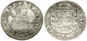 Germany Brandenburg-Prussia 1 Ort 1623 Georg Wilhelm(1619–1640). Obverse: Georg Wilhelm to the right; holding scepter. Reverse: Crowned 4-fold arms; s...