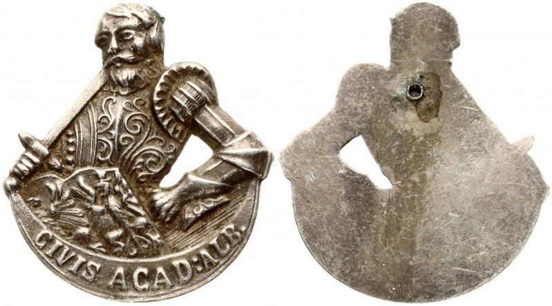 Germany Prussia Badge (1888) of Albertina University Königsberg. The founder of ...
