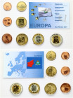 San Marino 1 Xeros Ceros - 2 Xeros 2011 Fantasy currency SET. Obverse Lettering: ESSAI - PATTERN - PROBE 2011. Reverse Lettering: XEROS CEROS. Edge Sm...