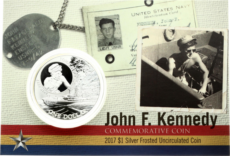 Solomon Islands 1 Dollar 2017 100th Birth Anniversary of John F Kennedy. Elizabe...