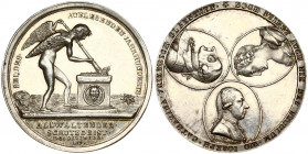Russia Brandenburg-Prussia Medal 1799 Frederick William III(1797-1840). Silver medal 1799; by Stierle and Guillemard. Obverse: Three medallions with b...