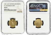 Netherlands 1 Ducat 1841 St Petersburg Mint. Imitating a gold Ducat of Willem II Rare Russia 1 Ducat 1841. Russian Empire time of Nicholas I (1826-185...