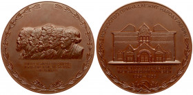 Russia USSR Medal (1956) in memory of the 100th anniversary of the State Tretyakov Gallery. USSR LMD 1956. Medalists S.Z. Mogachev; A.V. Kozlov (perso...