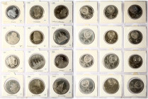 Russia USSR Commemorative Coins 1-5 Roubles (1987-1990). Obverse: National arms. Reverse: Value and date. Copper-Nickel. Lot of 12 Coins