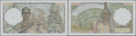 Togo: Institut d'Émission de l'Afrique Occidentale Française et du Togo 1000 Francs 1955, P.48, lightly wavy paper with soft vertical bend at center a...