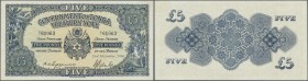 Tonga: Government of Tonga - Treasury Note 5 Pounds December 2nd 1966, P.12d in excellent condition with strong paper and bright colors, vertically fo...