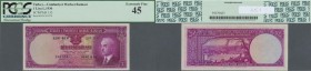 Turkey: 1 Lira L.1930 (1940-44), P.135, excellent condition with a few minor spots on back, PCGS graded 45 Extremely Fine
