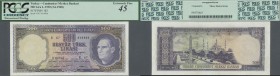 Turkey: 500 Lira L.1930 (3.6.1968), P.183 with a few minor spots at right border and tiny fold at lower right corner, PCGS graded 45 Extremely Fine