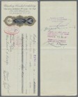 Ukraina: Husiatyn Eastern Galicia Promissory note 1940 as payment for State insurance, P.NL (R/K NL) in VF condition