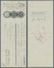 Ukraina: Kolomyia local draft for 150 Zlotych dated 1939 with bank stamp and annotations on back, P.NL (R/K NL)