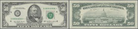 United States of America: 50 Dollars series 1977 replacement / Star note, P.466r with Radar serial number D 00544500 * in almost perfect condition wit...