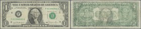 United States of America: 1 Dollar series 1981 with signature Buchanan & Regan and code letter ”F” for the Federal Reserve Branch in Atlanta (GA), P.4...