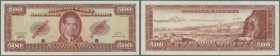 Yugoslavia: Not issued Banknote 500 Dinara series 1943 Specimen, P.35Es, in perfect UNC condition. Extremely Rare! Condition: UNC.