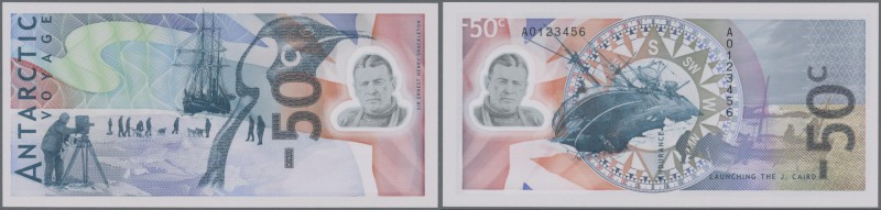 Testbanknoten: Great Britain: POLYMER Test Note ”Antarctic Voyage” with portrait...