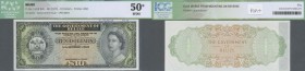 Belize: 10 Dollars ND(1975) Specimen Proof P. 36sp, ICG graded 50* EF/AU.