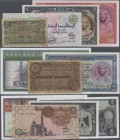 Egypt: large dealers lot of about 850 banknotes containing the following Pick numbers in different conditions and quantities: P. 10, 19, 22, 28, 30, 3...