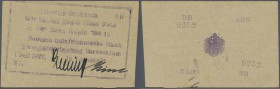 Deutschland - Kolonien: Deutsch-Ostafrikanische Bank, 10 Rupien 1917 Interimsnote, Ro.938, Pick 43, eine vertikale Falte, festes Papier, Erhaltung: VF...
