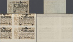 Deutschland - Länderscheine: Preußen, Freistaat, 1,05 Goldmark = 1/4 Dollar, 31.10.1923, Serie B, ohne KN, Einzelnote in leicht gebrauchter Erhaltung ...