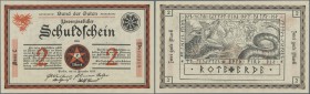 Deutschland - Notgeld - Berlin und Brandenburg: Berlin, Bund der Guten, 2 Mark, 10.11.1922, ”Unverzinzlicher Schuldschein”, Erh. I