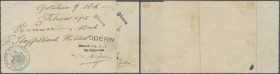 Deutschland - Notgeld - Elsass-Lothringen: Odern, Oberelsass, Gemeinde, 9 Mark, 19.2.1915 (Nennwert nicht bei Dießner), 24.2.1915, Erh. III, total 2 S...