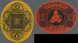 Deutschland - Notgeld besonderer Art: Bielefeld, Sammlung von 37 Scheinen auf Leinen, Seide und Samt, mit 5 x 25 Mark, 3 x 50 Mark, 2 x 100 Mark, 3 x ...