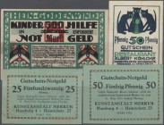 Deutschland - Notgeld - Hamburg: Serienscheine, Zusammenstellung von 71 Serienscheinen mit einigen mittleren und guten Stücken wie Deeke 50 Pf., Dorén...