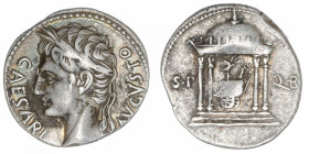 EMPIRE ROMAIN
Auguste (27 av. J.-C. - 14 ap. J.-C.). Denier ND (c.18 av. J.-C.), Cordoue.
C.282 - RIC.120 ; Argent - 3,83 g - 19 mm - 5 h 
Légère p...