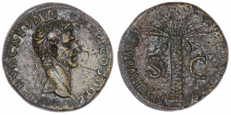 EMPIRE ROMAIN
Nerva (96-98). Sesterce 97, Rome.
C.57 - RIC.82 ; Bronze - 26,47...