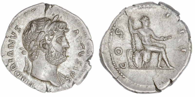 EMPIRE ROMAIN
Hadrien (117-138). Denier 125-128, Rome.
C.331 - RIC.149 ; Argen...