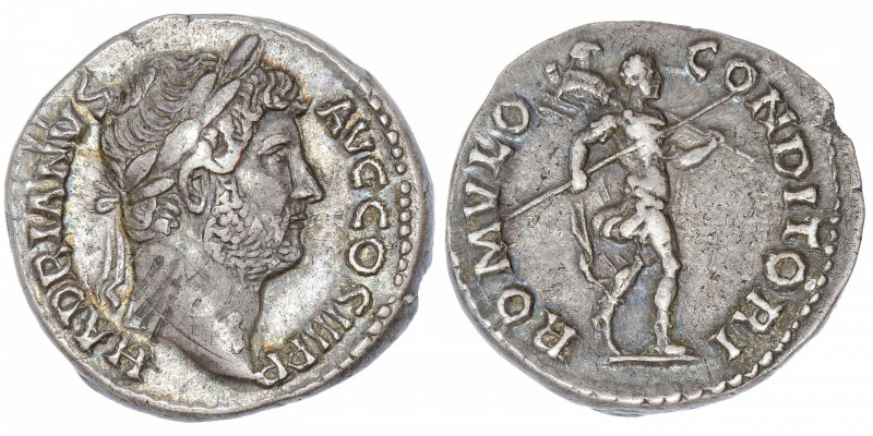 EMPIRE ROMAIN
Hadrien (117-138). Denier 134-138, Rome.
C.1316 - RIC.266 ; Arge...