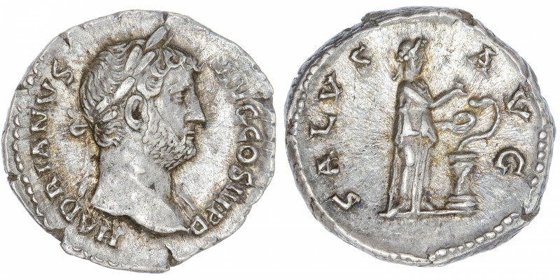 EMPIRE ROMAIN
Hadrien (117-138). Denier 134-138, Rome.
C.1334 - RIC.267 ; Arge...