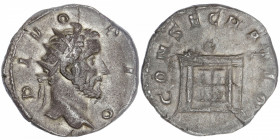 EMPIRE ROMAIN
Antonin le Pieux (138-161). Antoninien, consécration de Trajan Dèce 251, Rome.
C.1189 - RIC.90 ; Argent - 4,05 g - 20,5 mm - 6 h 
Bel...