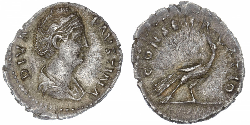 EMPIRE ROMAIN
Faustine mère (138-141). Denier après 141, Rome.
C.175 - RIC.384...