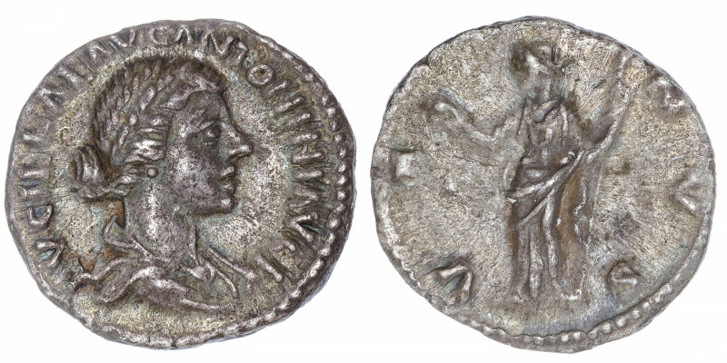 EMPIRE ROMAIN
Lucille, femme de Lucius Verus (161-169). Denier 164-169, Rome.
...
