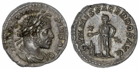 EMPIRE ROMAIN
Élagabale (218-222). Denier 220-222, Rome.
C.276 - RIC.146 ; Argent - 3,27 g - 17 mm - 6 h 
La corne bien nette au droit. Superbe.