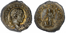 EMPIRE ROMAIN
Alexandre Sévère (222-235). Denier 231-235, Rome.
RIC.250 ; Argent - 3,33 g - 20 mm - 6 h 
Magnifique patine dorée. Superbe.